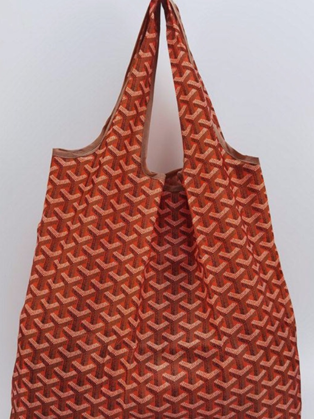Goyard style eco-bag
